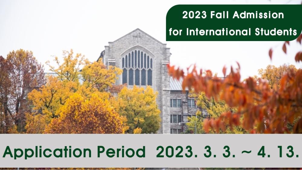 Admission for International Students